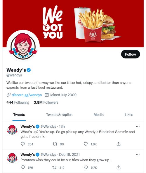 Wendys a maîtrisé Wendys a maîtrisé