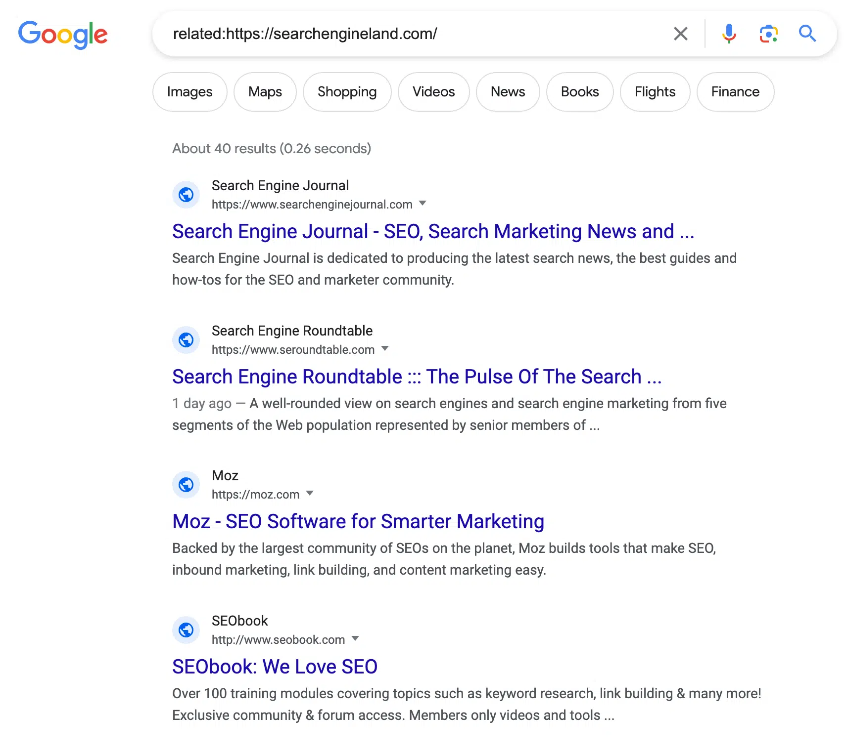 Opérateur associé à Google