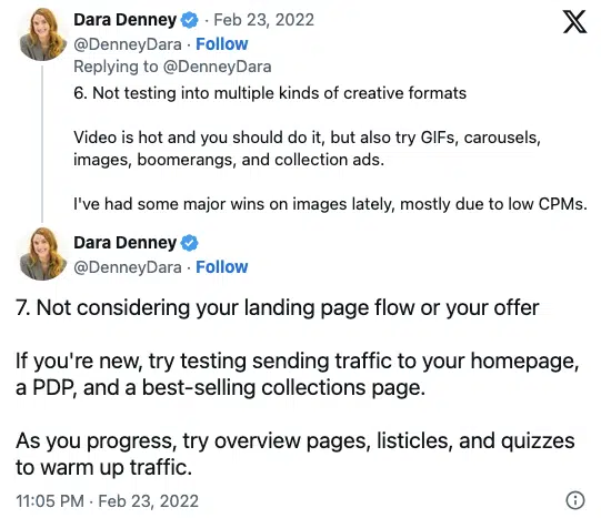 Formulaires et pages de destination des publicités Facebook