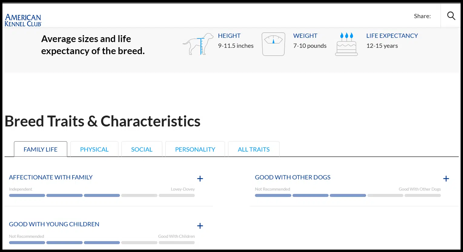 Pages sur les races de chiens - contenu supplémentaire