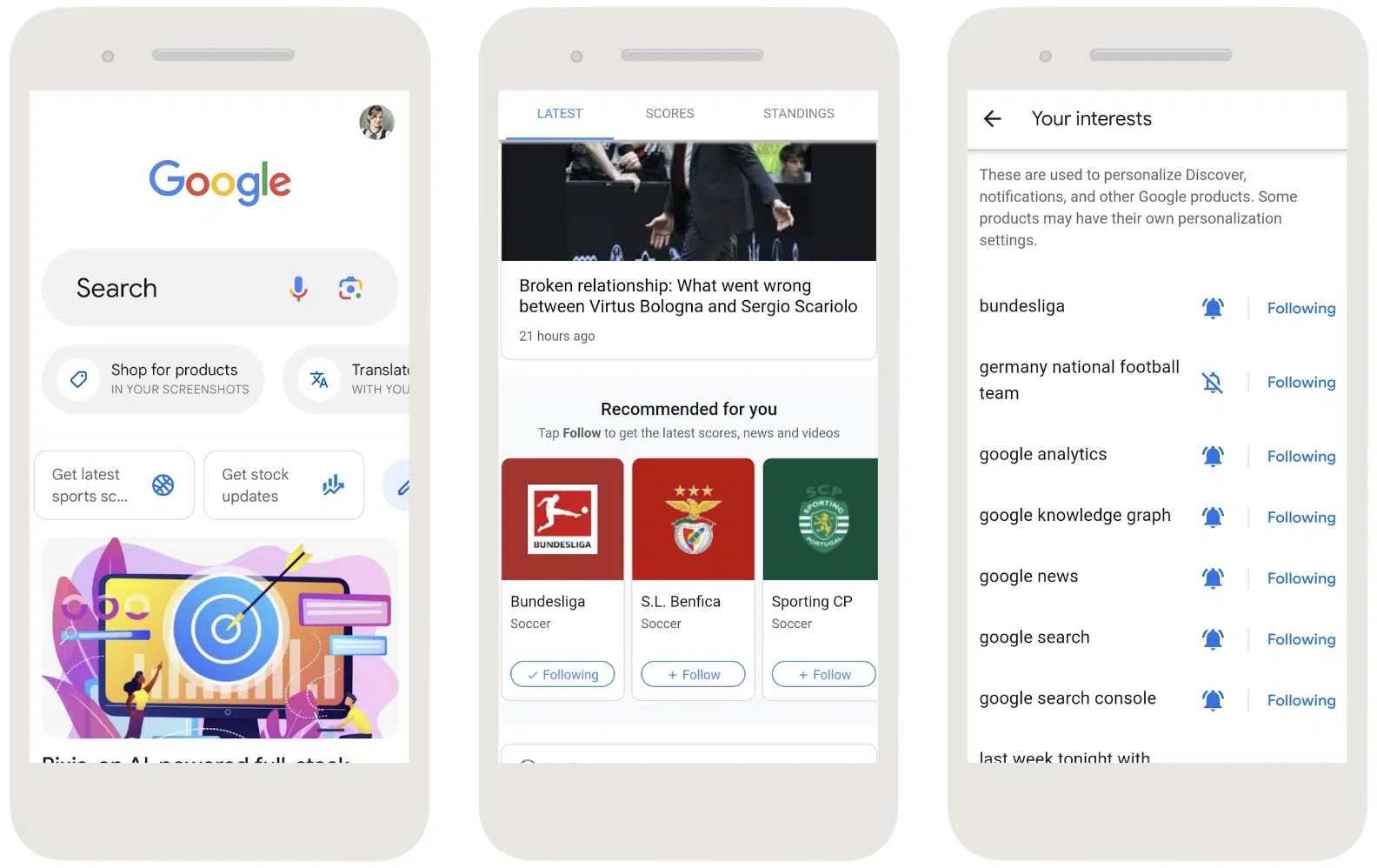 Application mobile Google