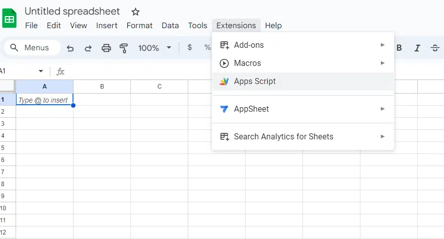 Script d'applications