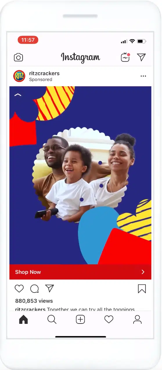 Publicités vidéo Instagram