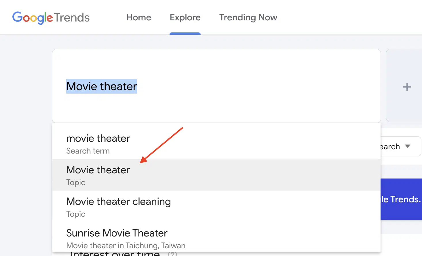 Google Trends – Découvrez « salle de cinéma »