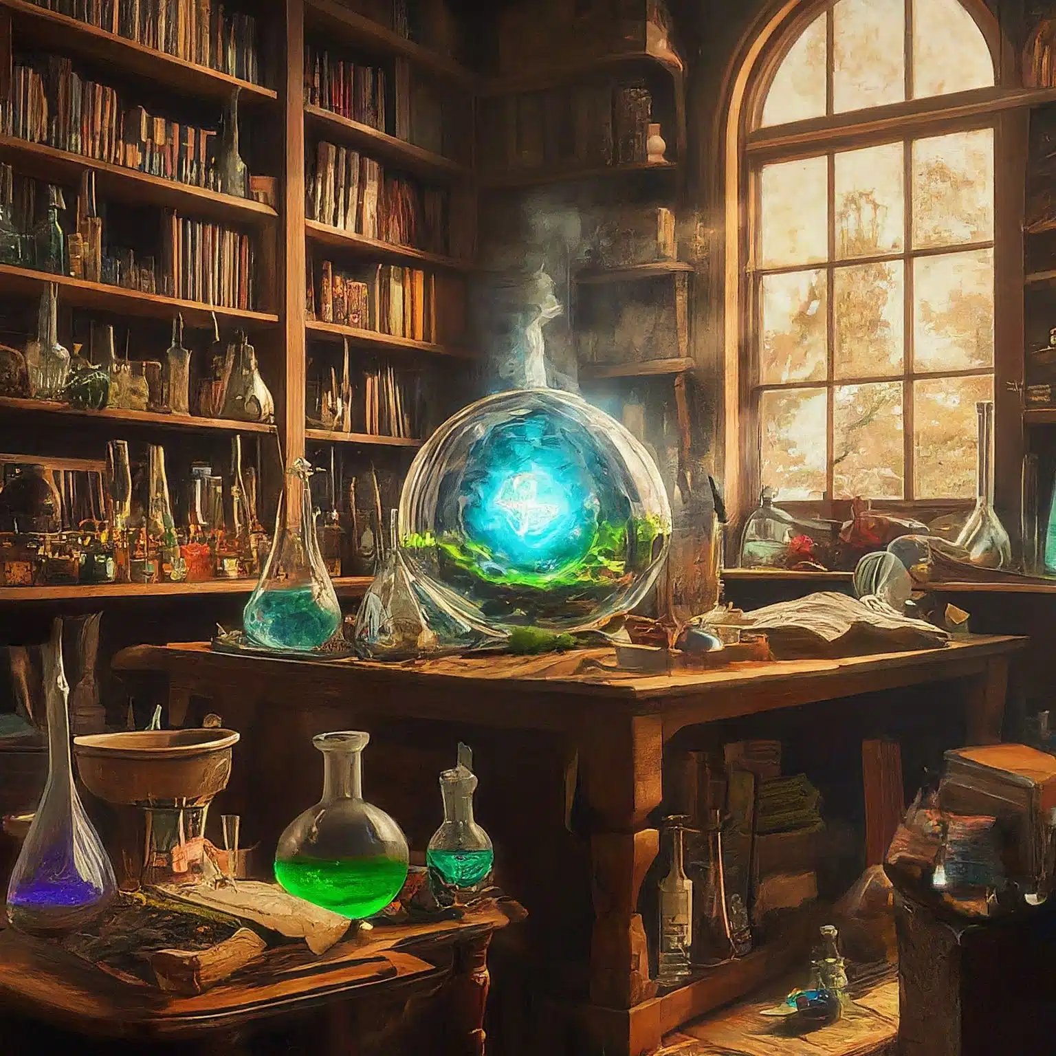 Laboratoire d'alchimiste Google Bard