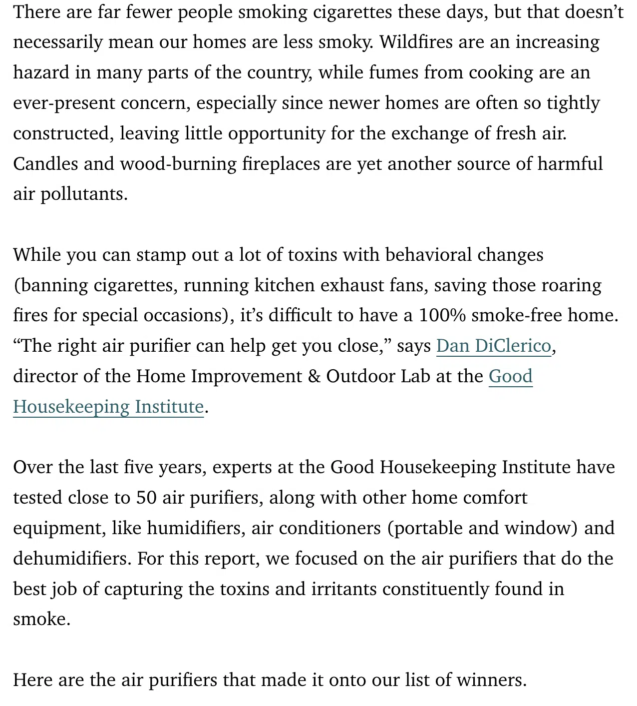 Fumer Bon entretien ménager