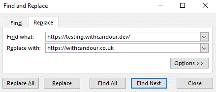 Rechercher et remplacer dans Excel