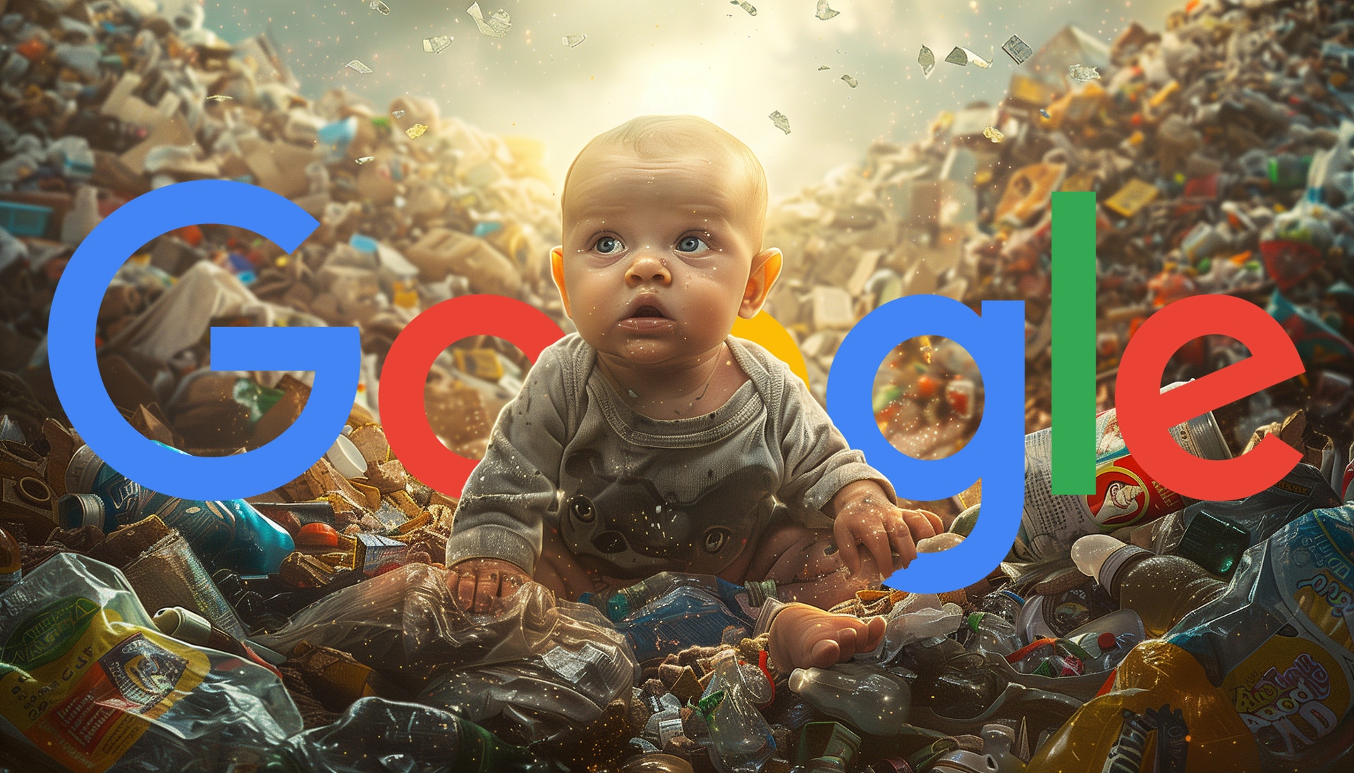 Baby Trash Google Logo 1920
