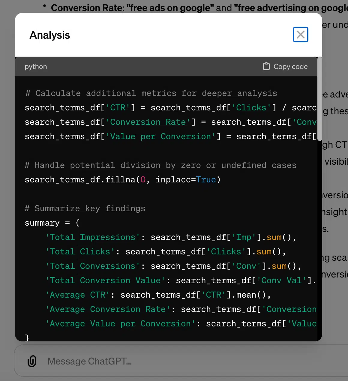 Données Performance Max – Analyse avancée des données