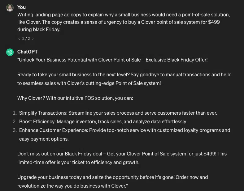 Rédaction ChatGPT PPC