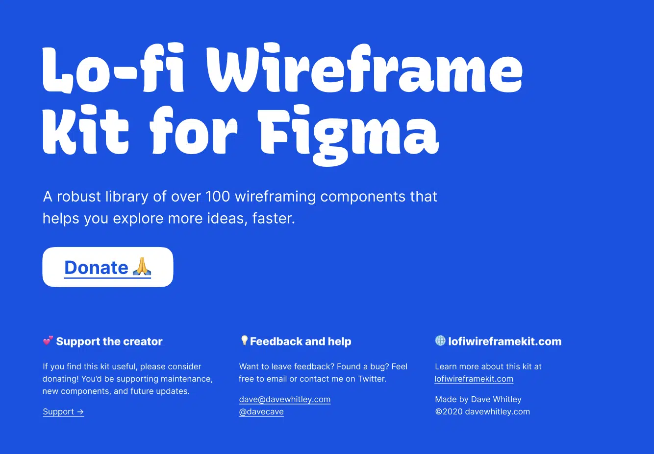 Filaire Lo-Fi utilisant Figma
