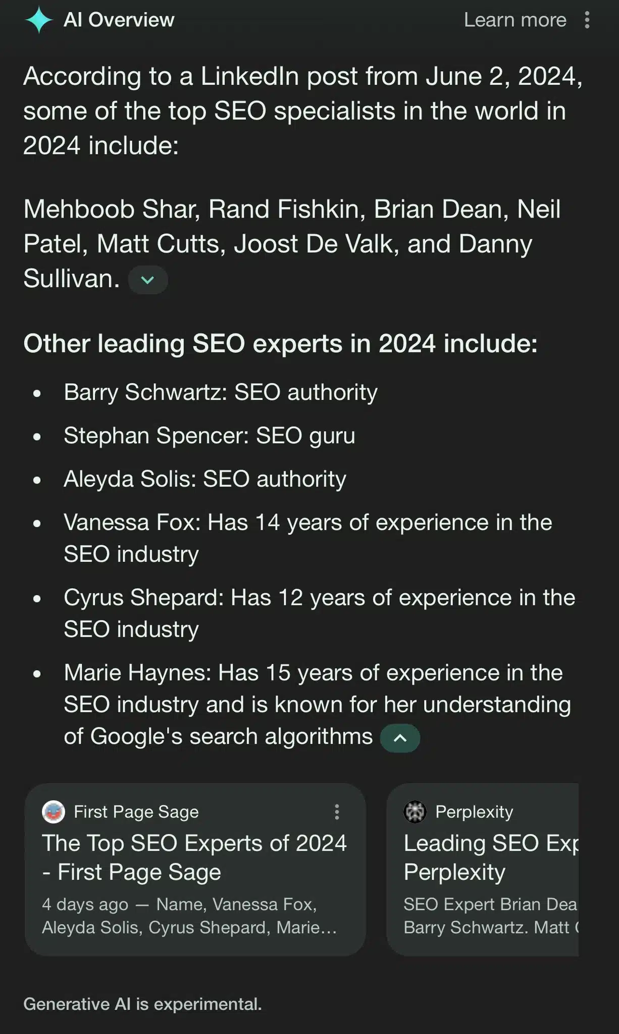 Perplexité Page Ai Présentation Google