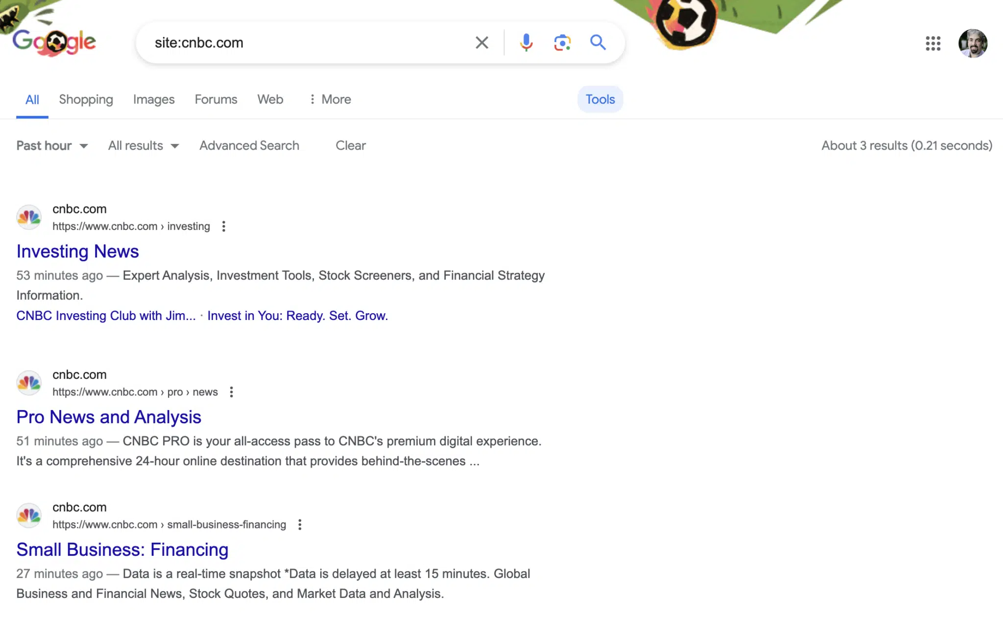 Index Google Cnbc