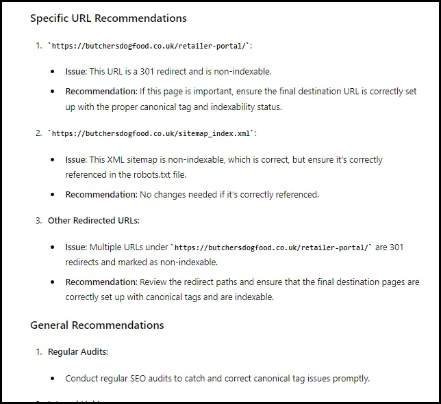Recommandations relatives aux données d'exploration GPT-4o