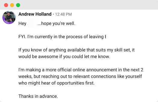 Disponibilité des emplois de partage de messages LinkedIn