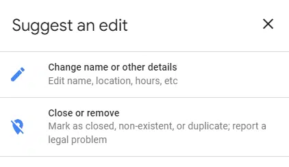 Proposer une modification - GBP
