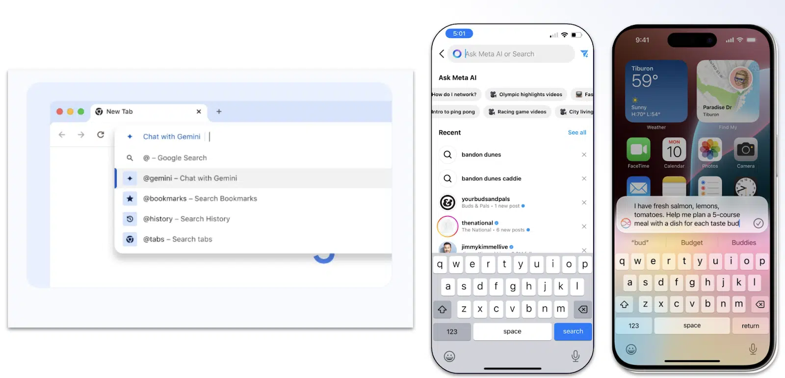 Apple Intelligence, méta-applications, Gemini sur Chrome