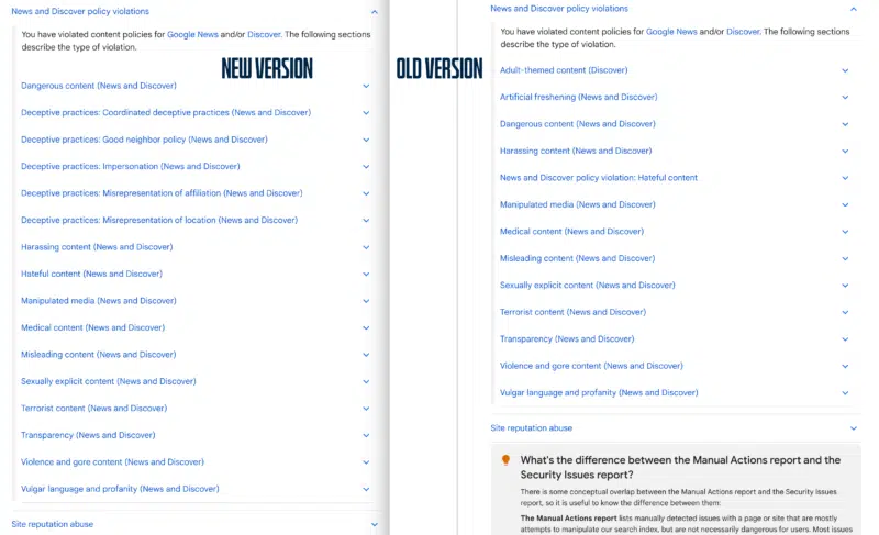 Actions manuelles Google Découvrez les mises à jour des actualités 1736691397