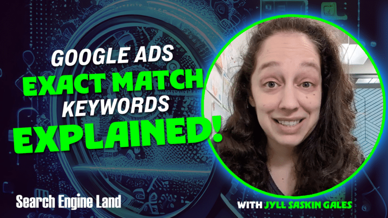 MOTS CLÉS MATTRE EXACT dans les publicités Google: tout ce que vous devez savoir
