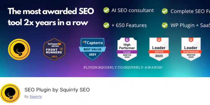 Plugin SEO par Squirrly SEO