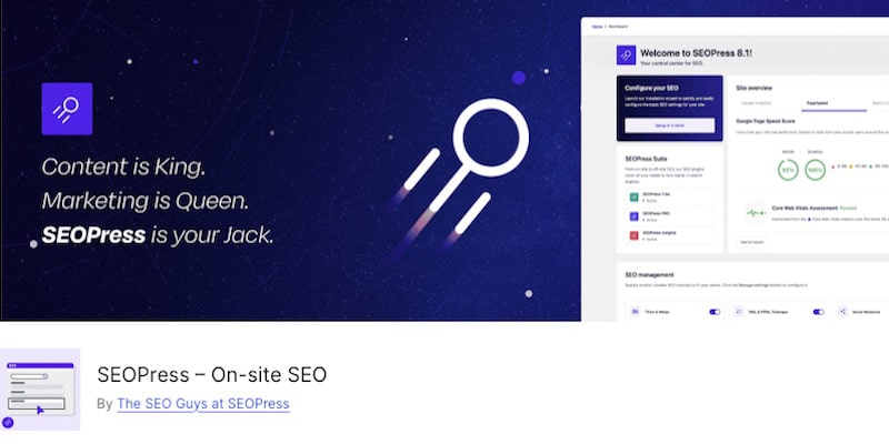 Seopress - SEO sur place
