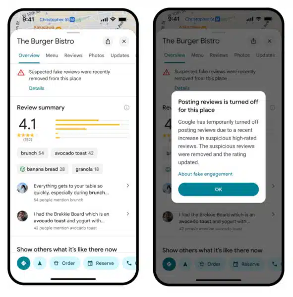 Google revoit les lieux
