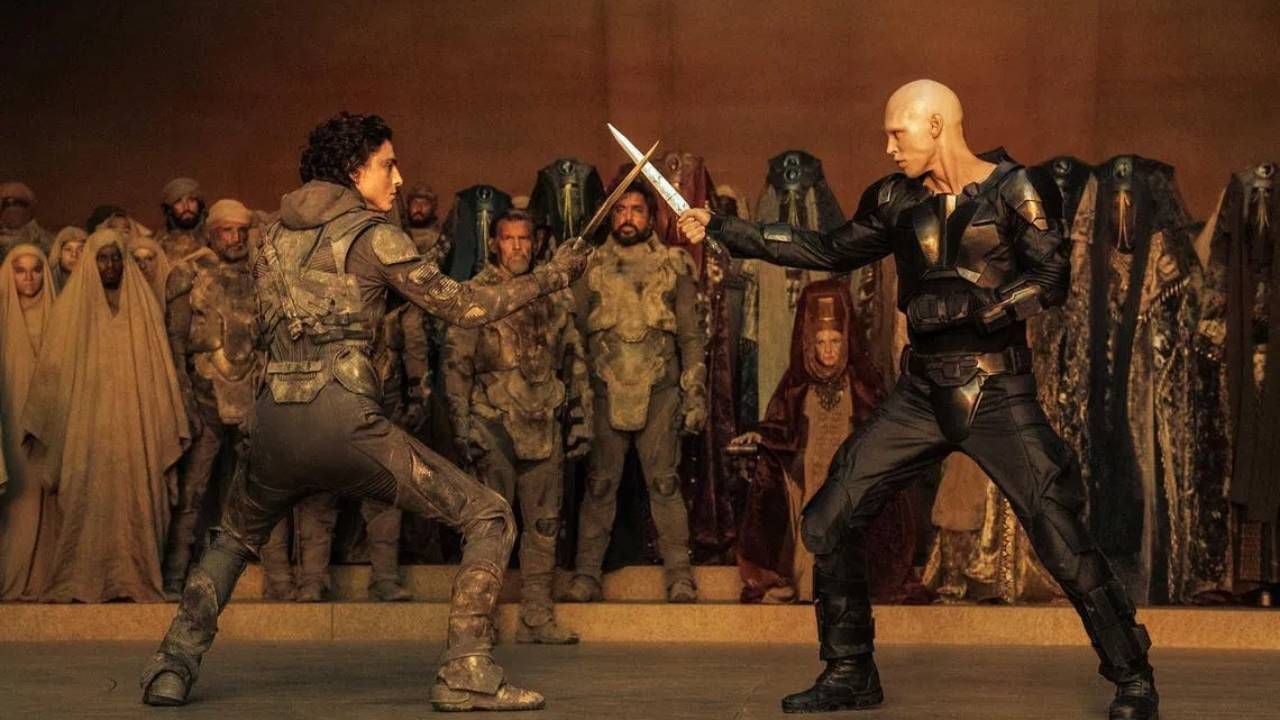 Timothée Chalamet et Austin Butler dans 'Dune 2'